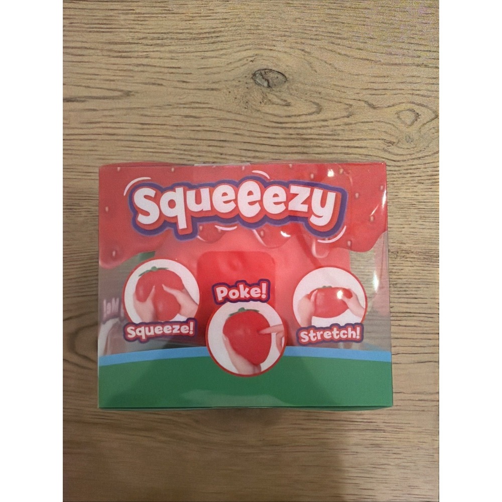 Sunny Days Jumbo Squeezy Strawberry Toy Stress Sensory TikTok Viral Easter
